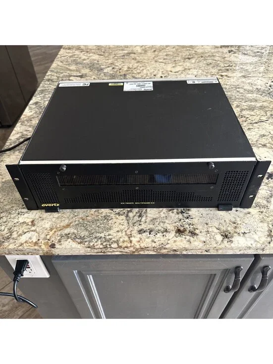 Evertz 7800FR-QT 3U Rack-Mountable Quiet Multiframe With Cards FAST SHIPPING