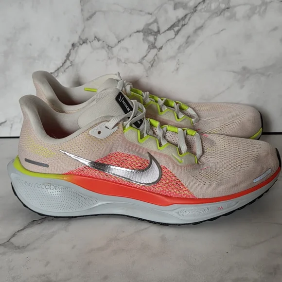 Nike Air Zoom Pegasus 41 Summit White Crimson Womens Sneakers Shoes  Size 9