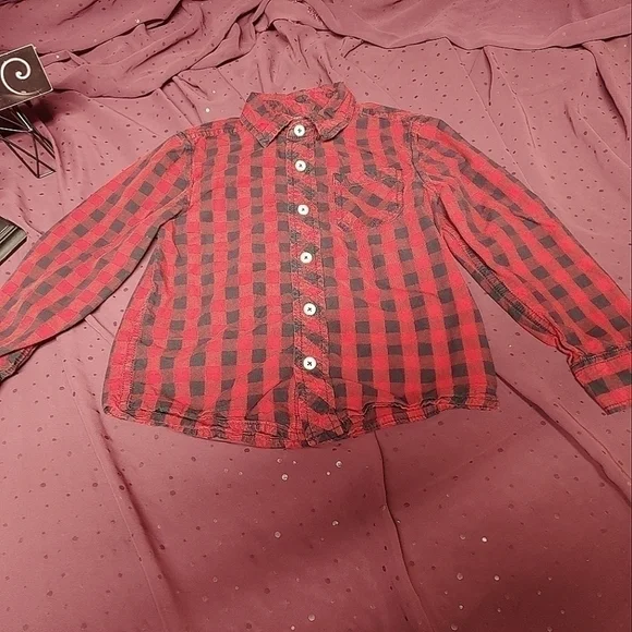 ARIZONA Jean Co. Boys Plaid Button Down