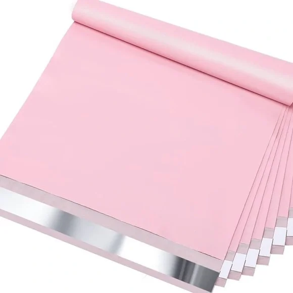 PolyMailers 10”X13” Light Pink Medium Bags Qty100 Waterproof and Tear-proof