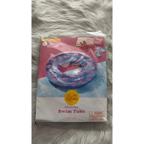 Sun‎ Squad Inflatable Lobster Swim Tube 31 Inch Diameter Pool Float