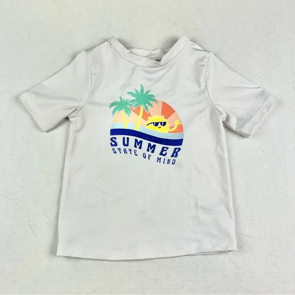 Cat & Jack Short Sleeve Swim Shirt/Rashguard