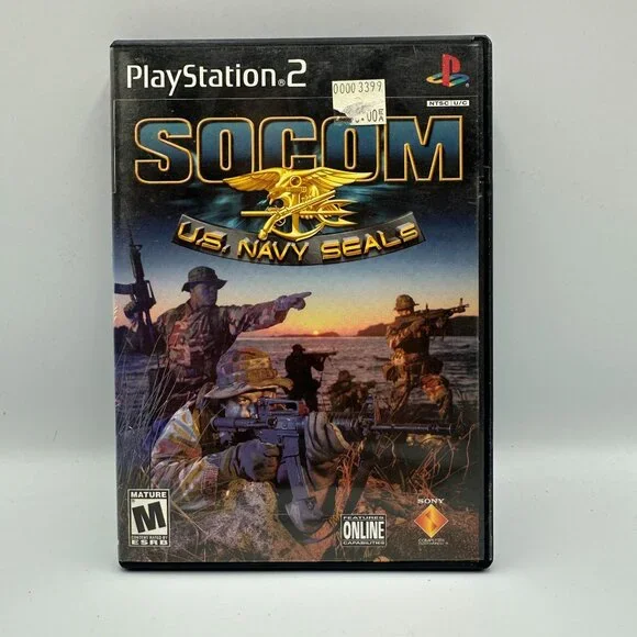 SOCOM U.S. Navy SEALs PlayStation 2 1st Edition Tactical Shooter Complete M