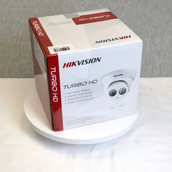 Hikvision Turbo HD EXIR Turret Camera 720p 8mm IP66 DS-2CE56C5T-IT1 White