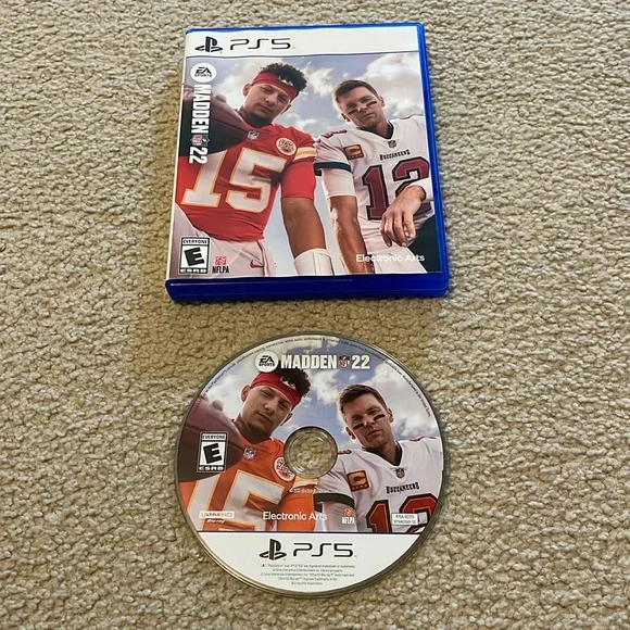 Madden 22. PS5 Video Game. Excellent Condition. No Scratches or Marks.