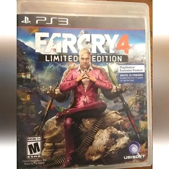 FarCry 4: Limited Edition Playstation 3 PS3 Game Tested