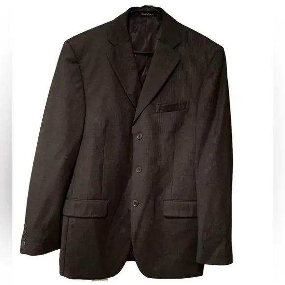 Murano Collezione 100% Wool  Coat Sports Jacket Size 42 Exclusive For Dillards