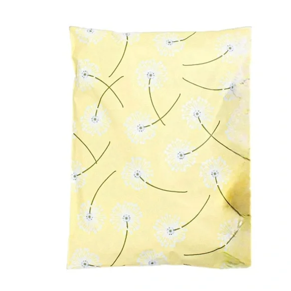 Set of 10 Dandelion Self Sealing Poly Mailers