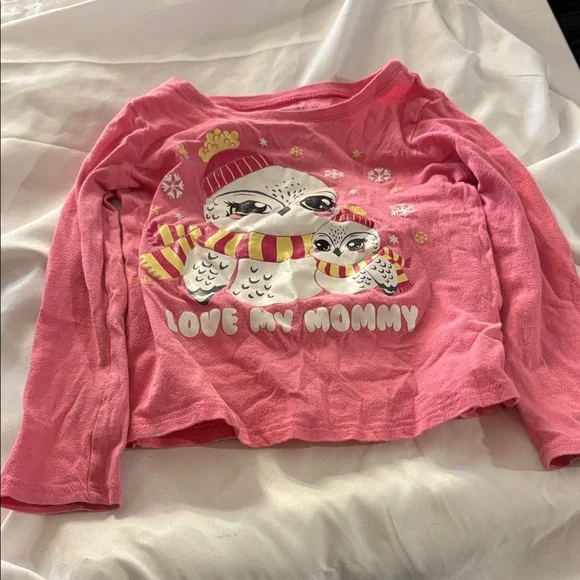 The Children's Place Pink Long Sleeve Tee 4T