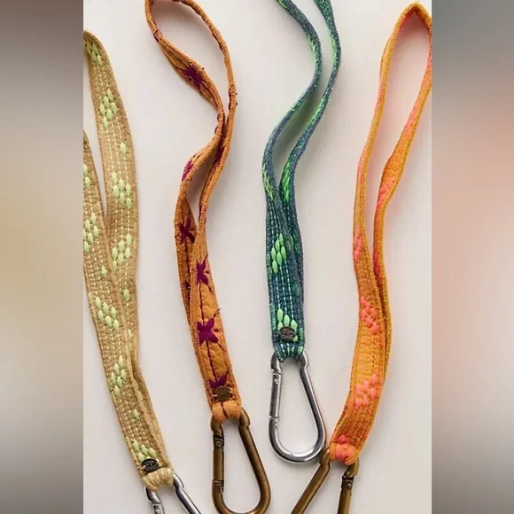 NWT‎ - - Free People - One Upcycled Lanyard (green)