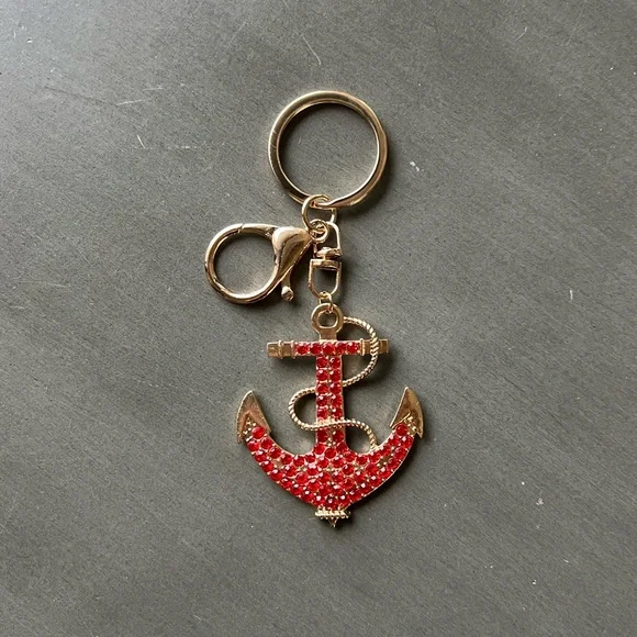 Anchor Allover Red Rhinestone 4