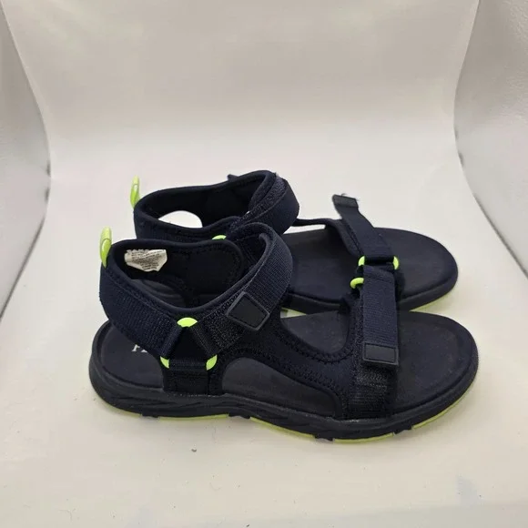 The Children's Place Sandals Blue Lime Green