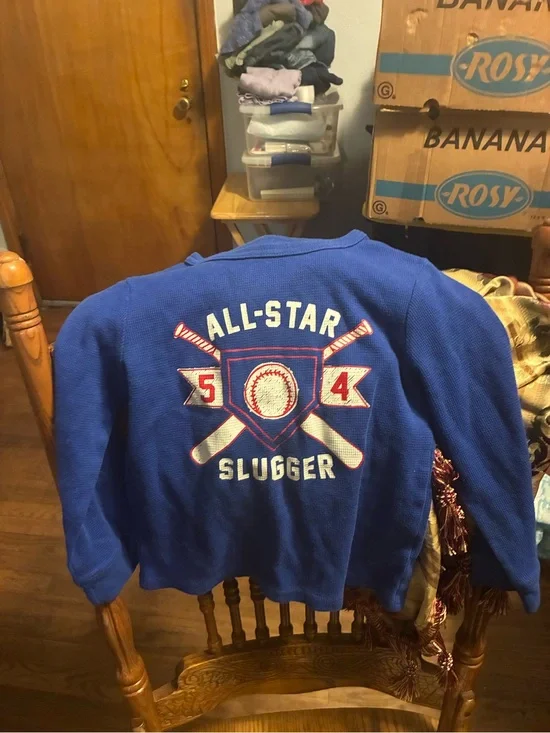 The Children's Place Blue 'All-Star Slugger' Long Sleeve Tee