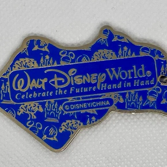 VTG Walt Disney World 2000 Mickey Mouse SHERRY Orlando Florida Key Chain Antique