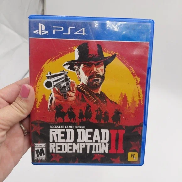 Red Dead Redemption II 2 PlayStation 4 PS4 2 Discs In Case No Manual Or Map