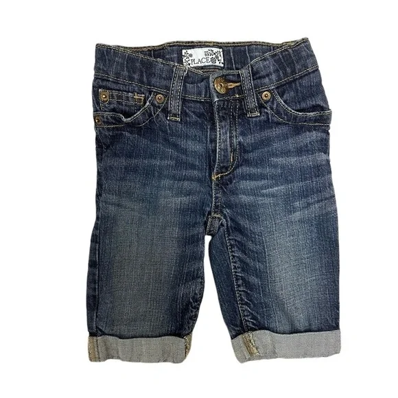 The Children’s Place Cuffed Jeans Size 5 Medium Wash