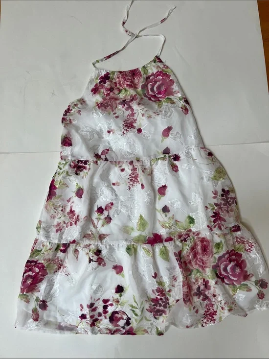 The Children's Place Girl's Floral Halter Dress 10/12