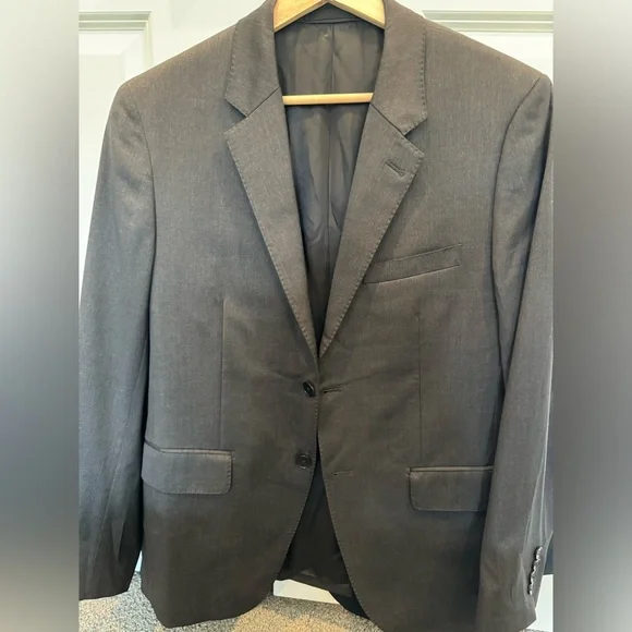 Men’s Theory 38S‎ Charcoal Grey Blazer Sport Coat Suit
