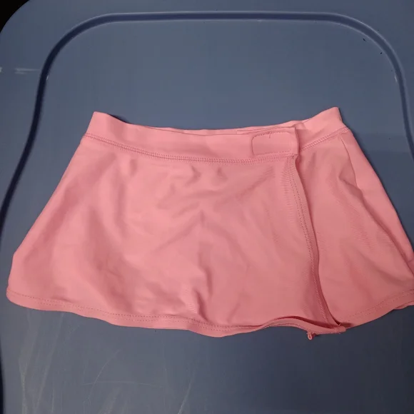 Kids Pink Swim Coverup Skirt