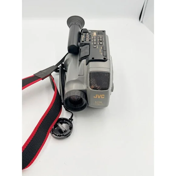 JVC GR-AX25U Compact VHS Camcorder 10x Zoom World Cup USA‎ 1994 Vintage Grey