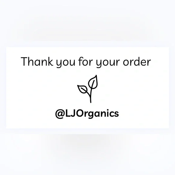 30 CUSTOM STICKERS - 2” x 1” - THANK YOU FOR YOUR ORDER - WITH YOUR CLOSET NAME