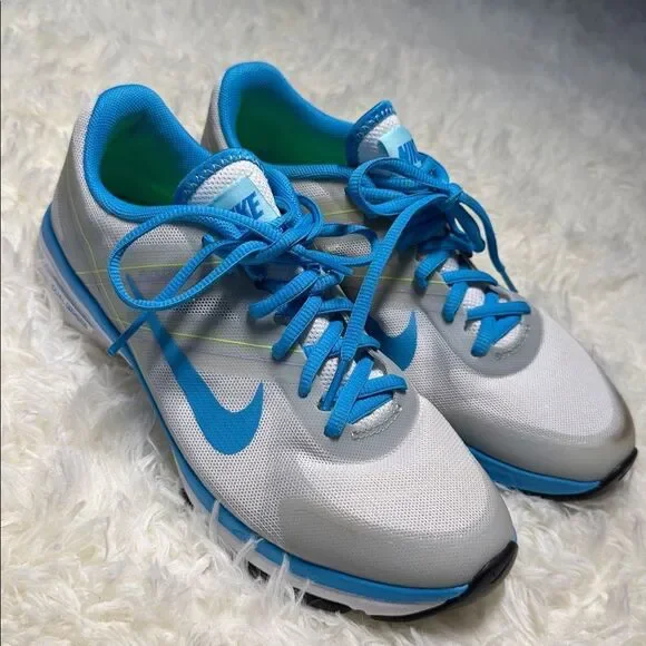 Nike Gray and Blue Running Shoes