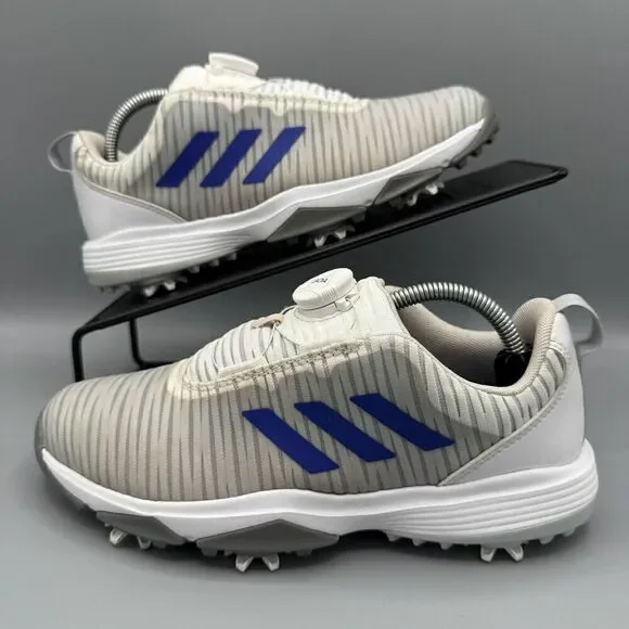 Adidas CodeChaos BOA J White Halo Blue FX6628 Golf Shoes GS Size 5/Womens 6.5