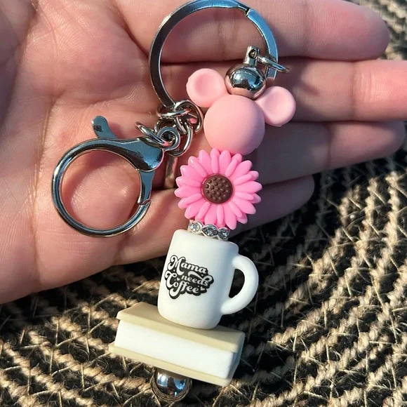 Mama Needs Coffee Keychain