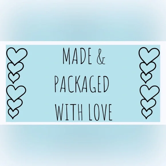30 STICKERS - 2” x 1” - MADE & PACKAGED ‘WITH LOVE’