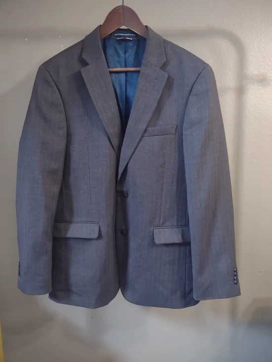 Tommy Hilfiger Men's Brown Blazer Suit Jacket - Classic Formal Blazer
