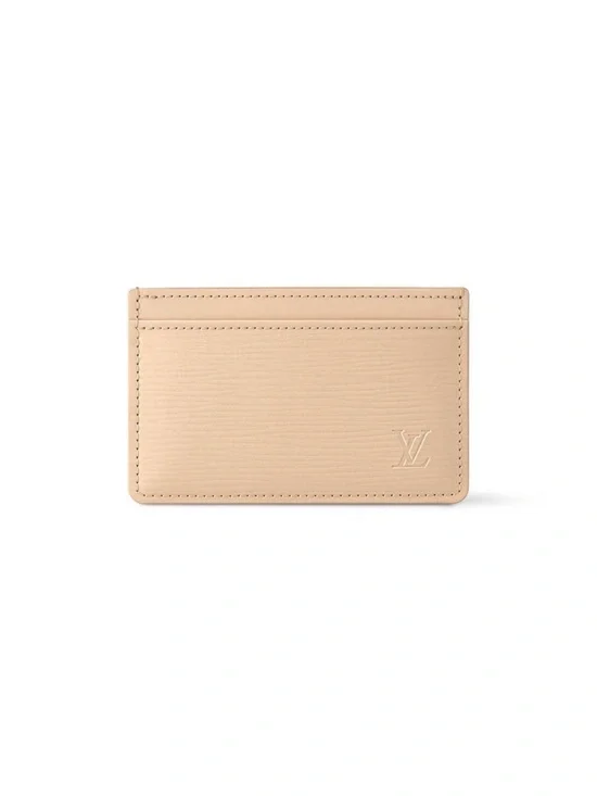 NEW Louis Vuitton Beige Epi Leather Slim Card Holder