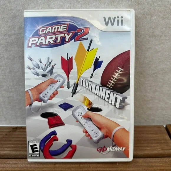 Game Party 2 Nintendo Wii Disc Instruction Booklet Case Disc