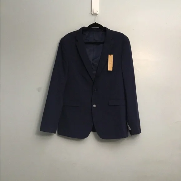 ETHAN PIERCE Men's Classic Navy Blazer