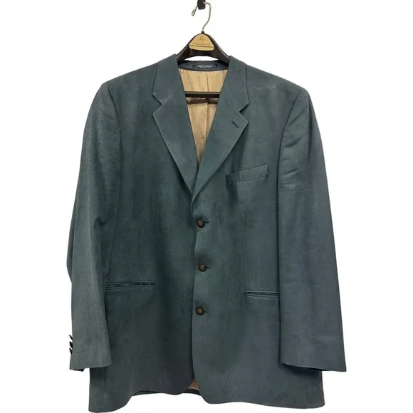 Vintage Brandini‎ Men's Sport Coat Microfiber Suede Blazer