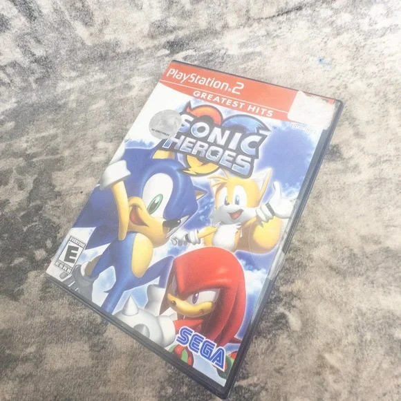 Sonic Heroes PS2 PlayStation 2 Sega Greatest Hits 3D Platformer Team Battle 2004