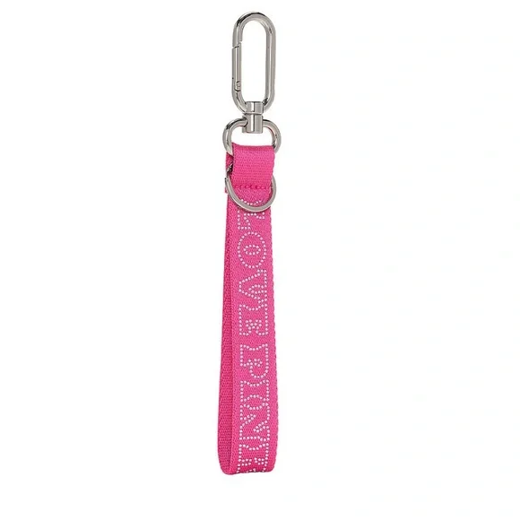 Pink vs bling  Strap Keychain wristlet