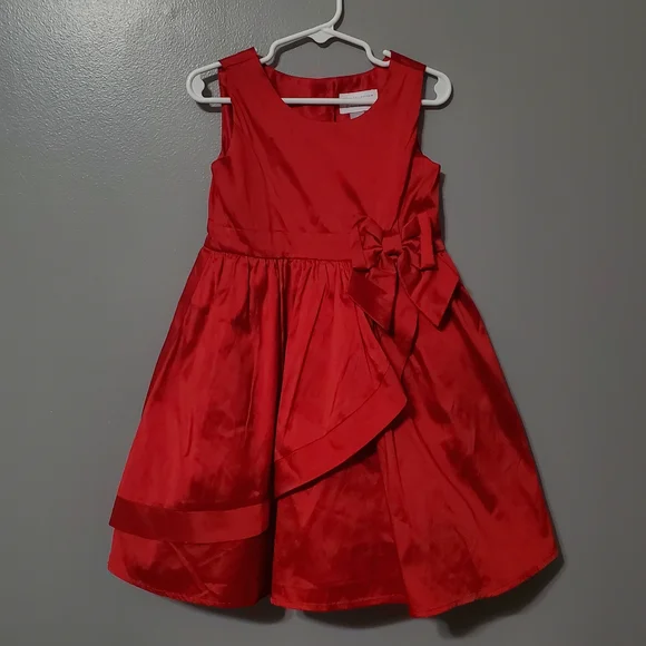 The Children's Place Formal Red Christmas Dress Girls Size 3T