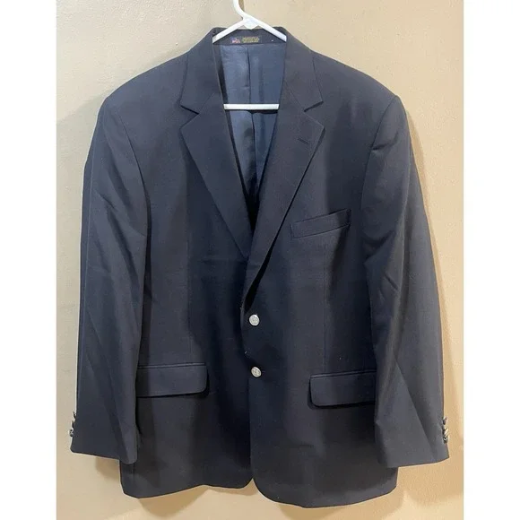 NWT Hart Schaffner Marx Merrill Lynch Hamilton Blazer 44R Made in USA Bull