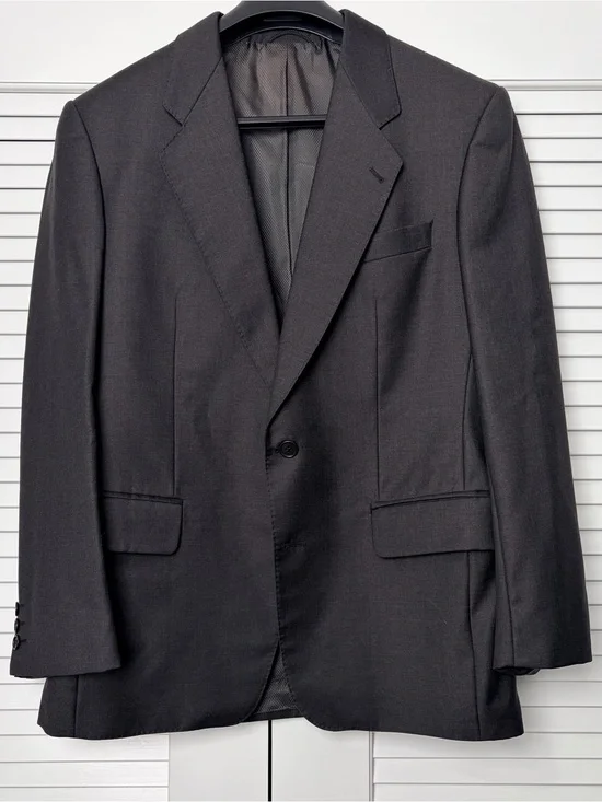 Loro Piana Super 100's Wool Bespoke Blazer Reising Frankfurt Mens 44R 48EU