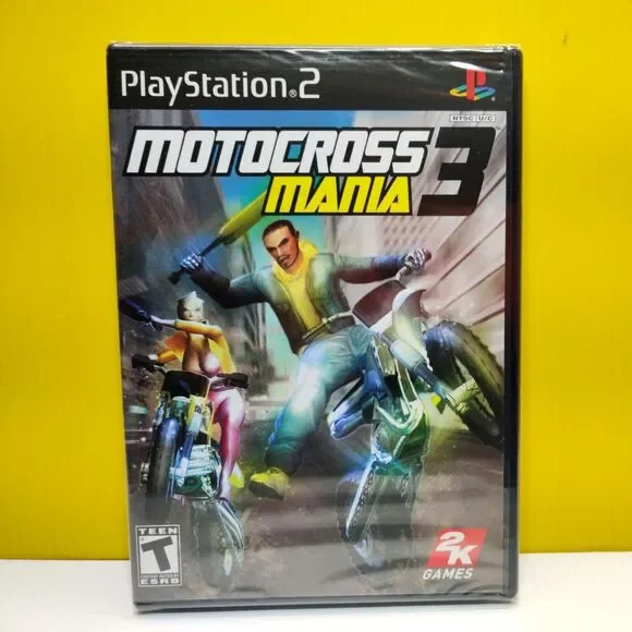 Motocross Mania 3 (Sony PlayStation 2, 2005) PS2 Motorcycle Game New SEALED