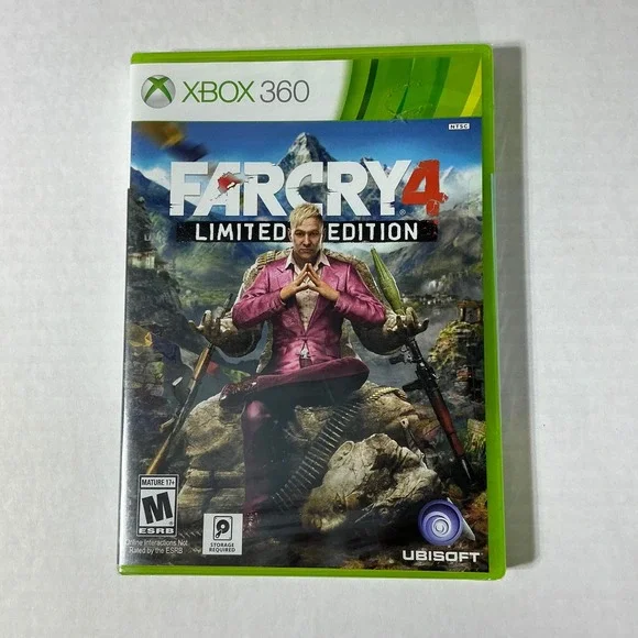 Far Cry 4 Limited Edition Xbox 360 Ubisoft New Sealed NTSC Action Shooter Game