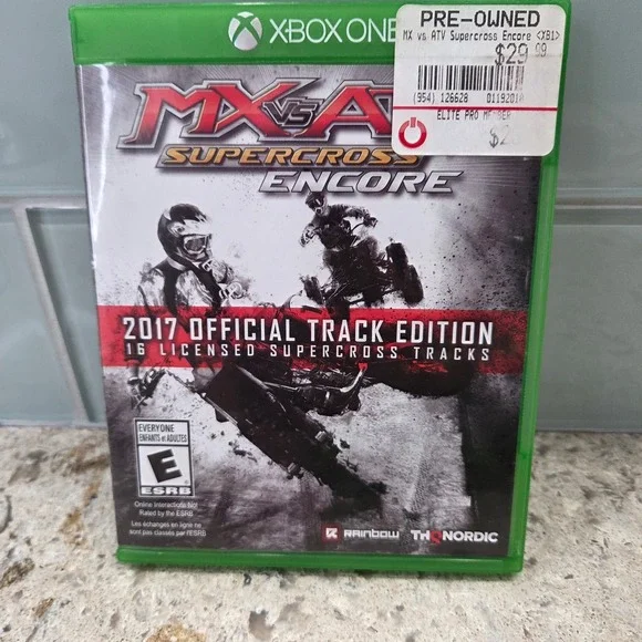 MX vs ATV‎ Supercross Encore Xbox One 2017 Official Track Edition Game