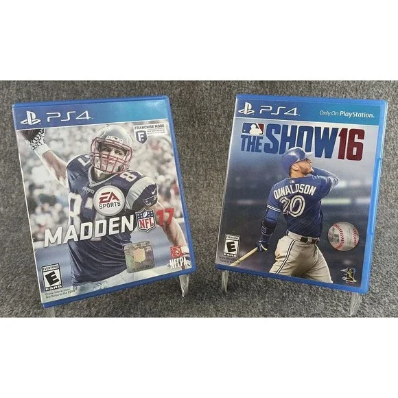 Lot Of 2 PS4 Games Madden 17, The Show 16