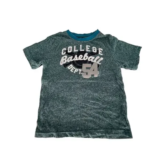 The Children's Place Boys Baseball Short Sleeve T-Shirt Youth Size Small 5/6