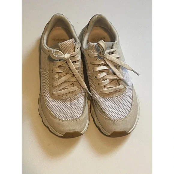 Sorel Kinetic Lite Womens 8 Lace‎ Sneakers Walking Shoes Cream White NL3516-100