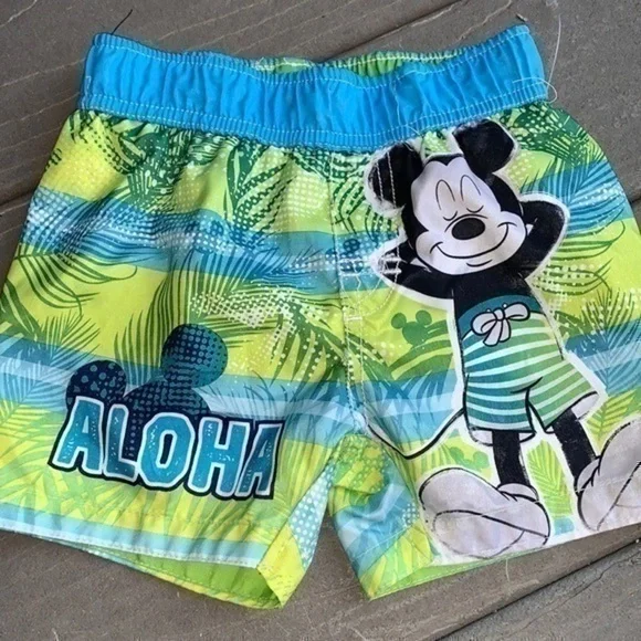 Disney Mickey Mouse swim trunks size 2T