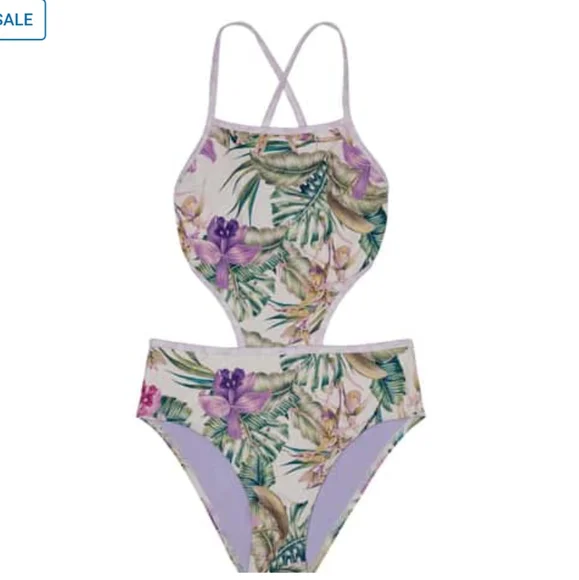 Splendid One Piece Panama Garden Floral Design Size 16‎