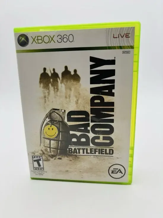 Battlefield Bad Company Microsoft Xbox 360, 2008 Complete with Manual And Tested