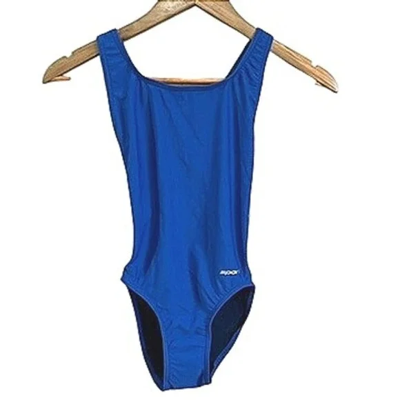 Sporti Swimsuit Size 28 Blue Xtra Life Lycra Competition Training One‎ Piece
