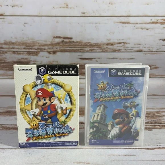 Super Mario Sunshine Nintendo GameCube CIB Japan NTSC‑J Tested – Used